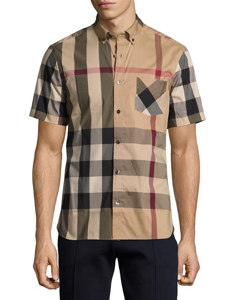 burberry short sleeve shirts|burberry men's shirts clearance.